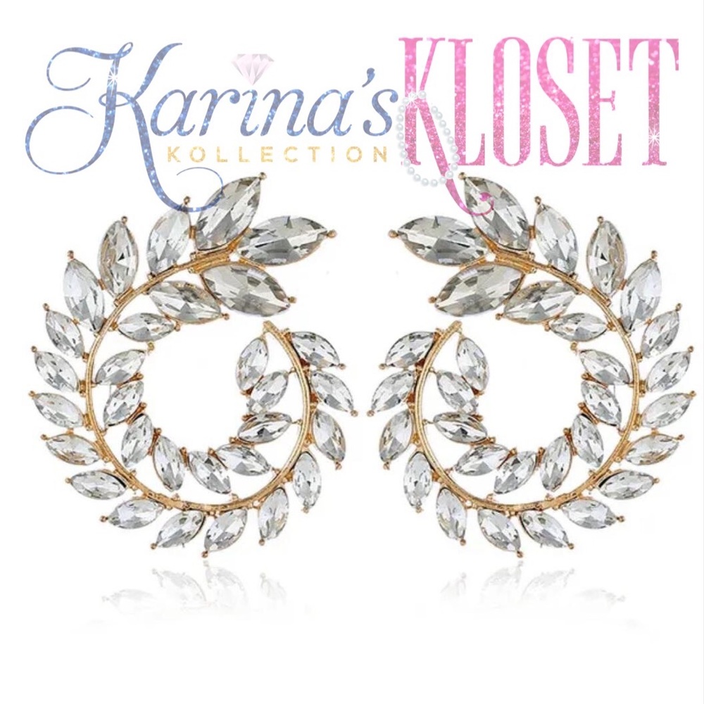 Jeweled Ruffles, Eternity Earrings, Sparklingly, Dazzling Fancy, Classy 💋